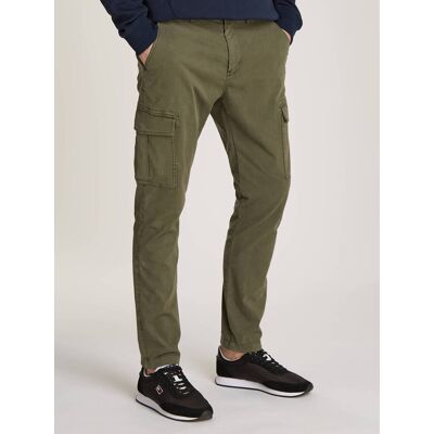 Tommy Jeans Spodnie cargo Austin Slim Fit zielony 34/32 Tommy Jeans Spodnie cargo Austin Slim Fit zielony 34/32