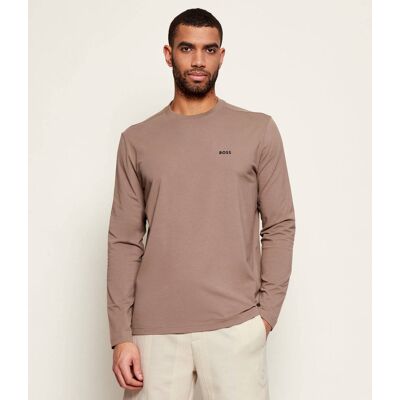 Boss GREEN Longsleeve Tee Long Regular Fit stretch brązowy L Boss GREEN Longsleeve Tee Long Regular Fit stretch brązowy L