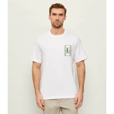 Lacoste T-shirt Classic fit biały S Lacoste T-shirt Classic fit biały S