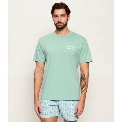 ST.Barth T-shirt PORTLAND ST. Barth x PEANUTS Regular Fit zielony S ST.Barth T-shirt PORTLAND ST. Barth x PEANUTS Regular Fit zielony S
