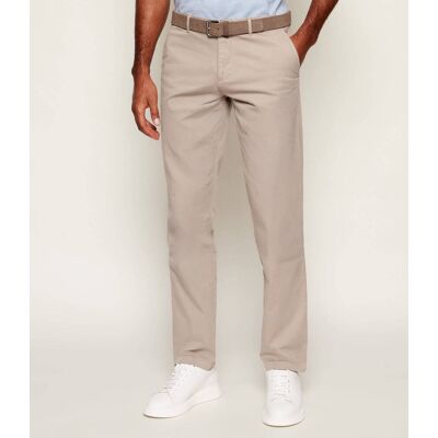 Boss BLACK Spodnie chino Crigan3-D Regular Fit stretch beżowy 54 Boss BLACK Spodnie chino Crigan3-D Regular Fit stretch beżowy 54