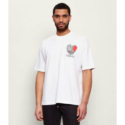 AllSaints T-shirt CHASTE Oversize fit biały L AllSaints T-shirt CHASTE Oversize fit biały L