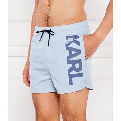 Karl Lagerfeld Szorty kąpielowe Regular Fit błękitny S Karl Lagerfeld Szorty kąpielowe Regular Fit błękitny S