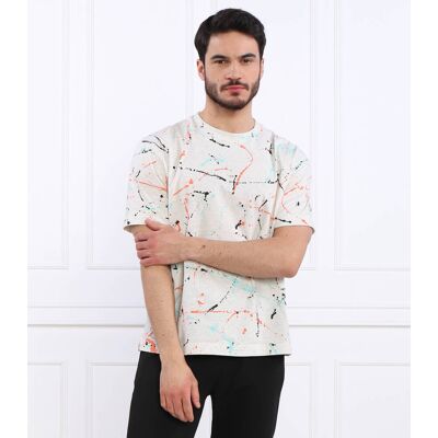 Boss ORANGE T-shirt Tepaint Relaxed fit szary L Boss ORANGE T-shirt Tepaint Relaxed fit szary L