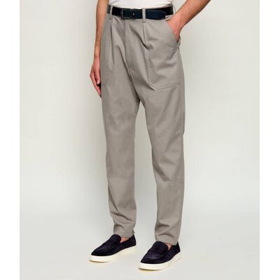 Eleventy Spodnie FATIQUE Relaxed fit beżowy 31 Eleventy Spodnie FATIQUE Relaxed fit beżowy 31