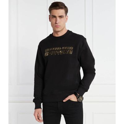 Versace Jeans Couture Bluza Regular Fit czarny XXL Versace Jeans Couture Bluza Regular Fit czarny XXL