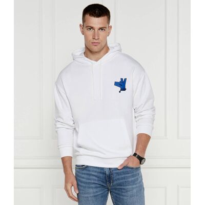 Hugo Blue Bluza Nallico Regular Fit biały XXL Hugo Blue Bluza Nallico Regular Fit biały XXL