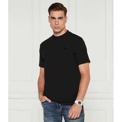 Karl Lagerfeld T-shirt Loose fit czarny XS Karl Lagerfeld T-shirt Loose fit czarny XS