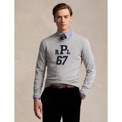 Polo Ralph Lauren Sweter Regular Fit szary XXL Polo Ralph Lauren Sweter Regular Fit szary XXL