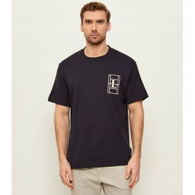 Lacoste T-shirt Classic fit czarny M Lacoste T-shirt Classic fit czarny M