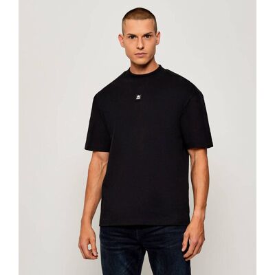 HUGO T-shirt Danovoti Relaxed fit czarny XS HUGO T-shirt Danovoti Relaxed fit czarny XS