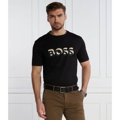 Boss BLACK T-shirt Tiburt 427 Regular Fit czarny XL Boss BLACK T-shirt Tiburt 427 Regular Fit czarny XL