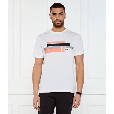 Boss GREEN T-shirt Glamping Relaxed fit biały M Boss GREEN T-shirt Glamping Relaxed fit biały M