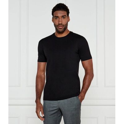 HUGO T-shirt Dimerstee Slim Fit stretch czarny M HUGO T-shirt Dimerstee Slim Fit stretch czarny M
