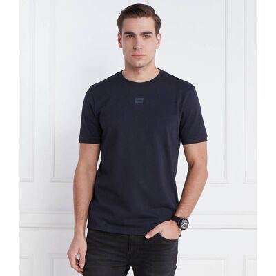 HUGO T-shirt Diragolino_H Regular Fit granatowy S HUGO T-shirt Diragolino_H Regular Fit granatowy S