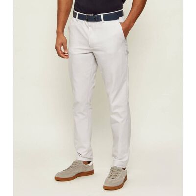 Boss BLACK Spodnie chino P-Kaiton1-Zip Slim Fit szary 32/34 Boss BLACK Spodnie chino P-Kaiton1-Zip Slim Fit szary 32/34
