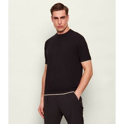Giorgio Armani Emporio Armani Sweter Regular Fit czarny M Giorgio Armani Emporio Armani Sweter Regular Fit czarny M