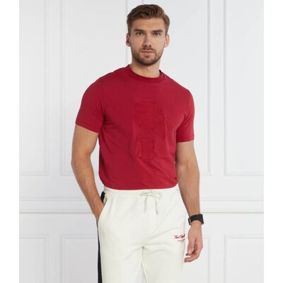 Karl Lagerfeld T-shirt Regular Fit czerwony M Karl Lagerfeld T-shirt Regular Fit czerwony M