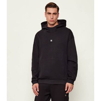 HUGO Bluza Danovohood Relaxed fit czarny S HUGO Bluza Danovohood Relaxed fit czarny S