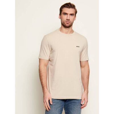 Boss GREEN T-shirt Regular Fit stretch beżowy XXXL Boss GREEN T-shirt Regular Fit stretch beżowy XXXL