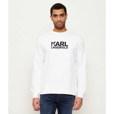 Karl Lagerfeld Bluza Regular Fit biały S Karl Lagerfeld Bluza Regular Fit biały S
