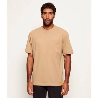 BLACK T-shirt C-Tames 180 BOSS X STEIFF Relaxed fit beżowy L BLACK T-shirt C-Tames 180 BOSS X STEIFF Relaxed fit beżowy L