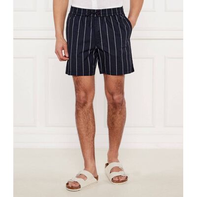 Boss ORANGE Szorty Sandrew-4 Relaxed fit granatowy S Boss ORANGE Szorty Sandrew-4 Relaxed fit granatowy S