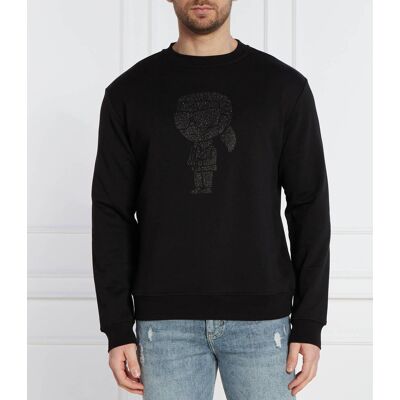 Karl Lagerfeld Bluza Regular Fit czarny XL Karl Lagerfeld Bluza Regular Fit czarny XL