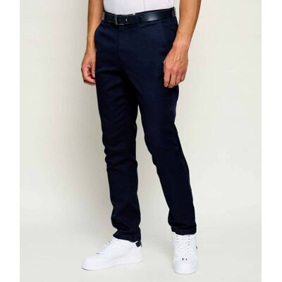 Tommy Hilfiger Spodnie chino Denton Slim Fit granatowy 36/32 Tommy Hilfiger Spodnie chino Denton Slim Fit granatowy 36/32