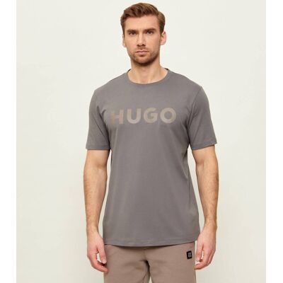 HUGO T-shirt Dulivio Regular Fit szary XXL HUGO T-shirt Dulivio Regular Fit szary XXL
