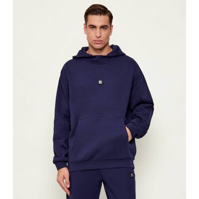 HUGO Bluza Danovohood Relaxed fit granatowy M HUGO Bluza Danovohood Relaxed fit granatowy M