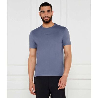 Calvin Klein T-shirt Regular Fit niebieski XL Calvin Klein T-shirt Regular Fit niebieski XL