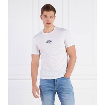Giorgio Armani Exchange T-shirt Regular Fit biały M Giorgio Armani Exchange T-shirt Regular Fit biały M