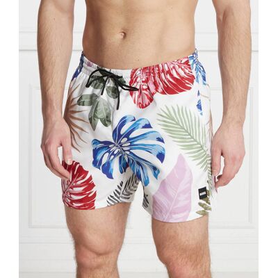 Boss BLACK Szorty kąpielowe Piranha Relaxed fit biały XL Boss BLACK Szorty kąpielowe Piranha Relaxed fit biały XL