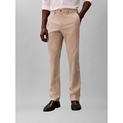 Calvin Klein Spodnie chino Slim Fit beżowy 32/32 Calvin Klein Spodnie chino Slim Fit beżowy 32/32