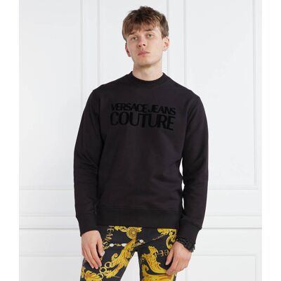 Versace Jeans Couture Bluza Relaxed fit czarny XXL Versace Jeans Couture Bluza Relaxed fit czarny XXL