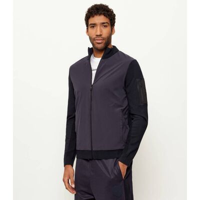 Boss GREEN Kurtka bomber KN_Momentum-X HY Regular Fit z dodatkiem wełny granatowy XXL Boss GREEN Kurtka bomber KN_Momentum-X HY Regular Fit z dodatkiem wełny granatowy XXL