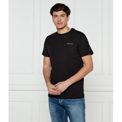 Tommy Jeans T-shirt Slim Fit czarny XXL Tommy Jeans T-shirt Slim Fit czarny XXL
