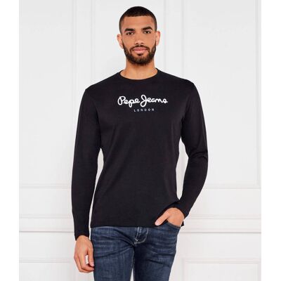 Pepe Jeans London Longsleeve Regular Fit czarny S Pepe Jeans London Longsleeve Regular Fit czarny S