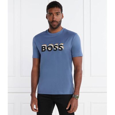 Boss BLACK T-shirt Tiburt 427 Regular Fit niebieski XL Boss BLACK T-shirt Tiburt 427 Regular Fit niebieski XL