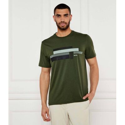 Boss GREEN T-shirt Glamping Relaxed fit oliwkowy M Boss GREEN T-shirt Glamping Relaxed fit oliwkowy M