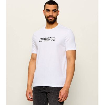 Calvin Klein Jeans T-shirt SS 30s Regular Fit biały M Calvin Klein Jeans T-shirt SS 30s Regular Fit biały M