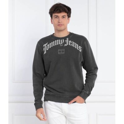 Tommy Jeans Bluza TJM GRUNGE ARCH Relaxed fit grafitowy XL Tommy Jeans Bluza TJM GRUNGE ARCH Relaxed fit grafitowy XL