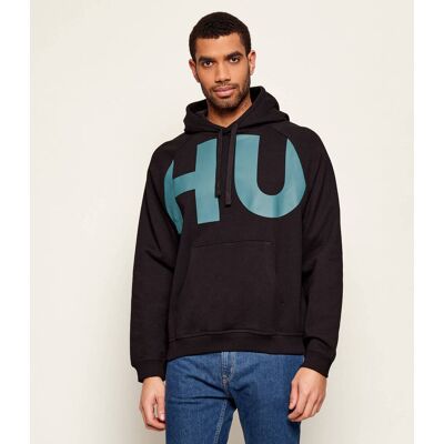 Hugo Blue Bluza Nalfhood Relaxed fit czarny S Hugo Blue Bluza Nalfhood Relaxed fit czarny S