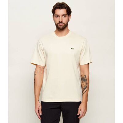 Lacoste T-shirt Classic fit beżowy M Lacoste T-shirt Classic fit beżowy M