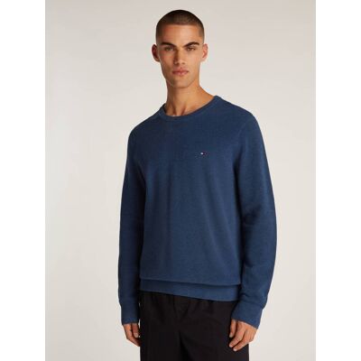 Tommy Hilfiger Sweter Regular Fit niebieski S Tommy Hilfiger Sweter Regular Fit niebieski S