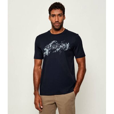 Boss BLACK T-shirt C-Thompson 215 Regular Fit granatowy L Boss BLACK T-shirt C-Thompson 215 Regular Fit granatowy L