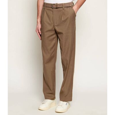 Guess Spodnie Coronado Relaxed fit brązowy 36 Guess Spodnie Coronado Relaxed fit brązowy 36