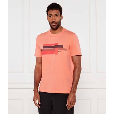 Boss GREEN T-shirt Glamping Relaxed fit koralowy M Boss GREEN T-shirt Glamping Relaxed fit koralowy M