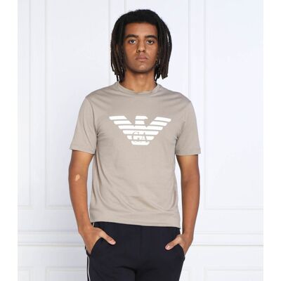 Giorgio Armani Emporio Armani T-shirt Regular Fit beżowy XL Giorgio Armani Emporio Armani T-shirt Regular Fit beżowy XL
